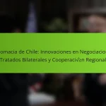 Diplomacia de Chile: Innovaciones en Negociaciones, Tratados Bilaterales y Cooperación Regional