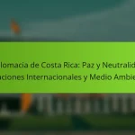 Diplomacia de Costa Rica: Paz y Neutralidad, Relaciones Internacionales y Medio Ambiente