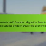 Diplomacia de El Salvador: Migración, Relaciones con Estados Unidos y Desarrollo Económico