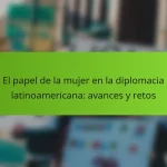 El papel de la mujer en la diplomacia latinoamericana: avances y retos