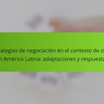 Estrategias de negociación en el contexto de crisis en América Latina: adaptaciones y respuestas