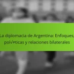 La diplomacia de Argentina: Enfoques, políticas y relaciones bilaterales