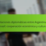 Relaciones diplomáticas entre Argentina y Brasil: cooperación económica y cultural