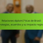 Relaciones diplomáticas de Brasil: Estrategias, acuerdos y su impacto regional